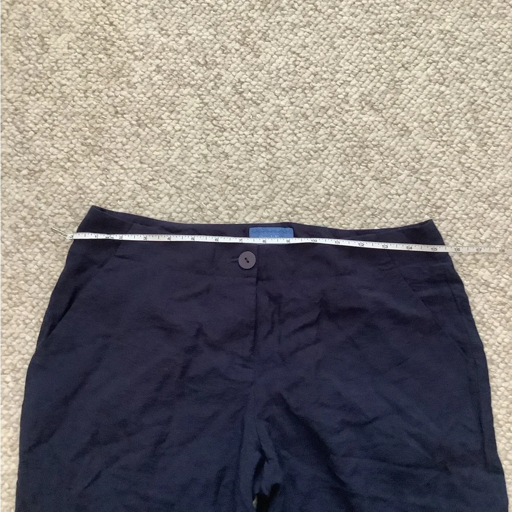 NWOT Vera Wang Bermuda Shorts Navy Rayon Lightweight 4
